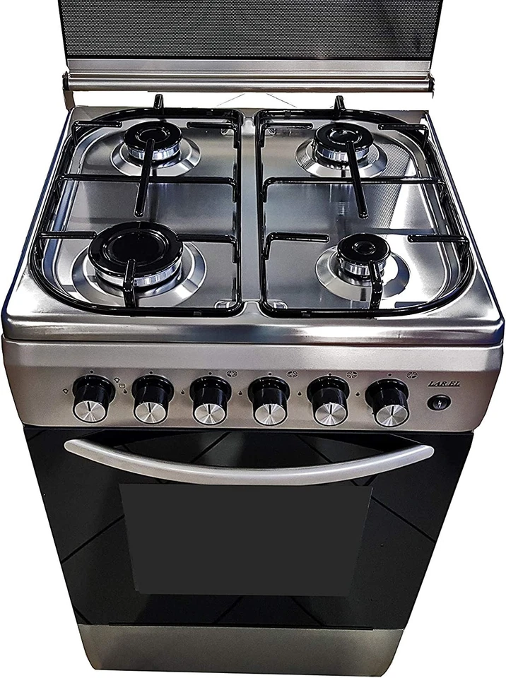 Larel CUC.L5005VX Cucina 50x50 forno gas grill Inox coperchio in vetro - Immagine 3 di 4