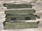 Lot of 4 MILITARY M1 M-1 GARAND BANDOLEER WW2 type Vietnam era marked w/ inserts