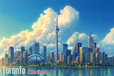 CN Tower, Completed in 1976, Toronto, Canada --New POSTCARD
