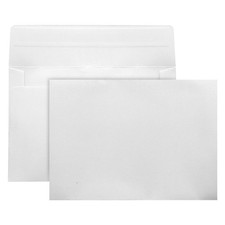 50 Pack White A7 5x7 Self-Sealing Envelopes for Invitations, Photos, Cards ...