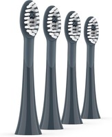 Ordo Sonic Toothbrush Replacement Heads Pulse Clean 4 Pack Black