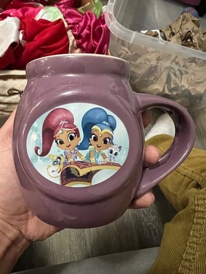 2018 Nickelodeon Shimmer & Shine Ceramic Mug Frankford Candy Purple