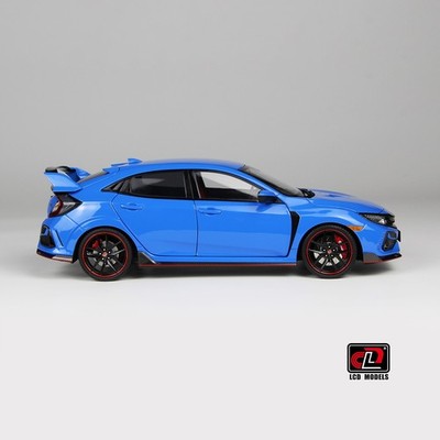 Honda Civic Type-R LCD18005B-BU ホンダ　シビック LCD MODELS LCD18005B-BU 1:18 2020 HONDA CIVIC TYPE-R (RACING BLUE