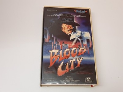 Blood City 1984 VHS German PAL Rebell Video Großbox Wes Olsen James F. Moore