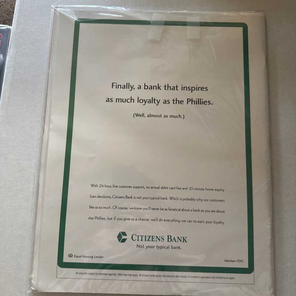 2002 Philadelphia Phillies Magazine Issue #10 "The Call to the Hall" Harry Kalas - Image 2 of 2