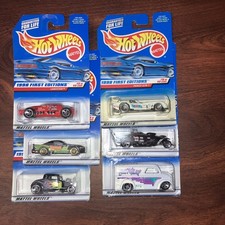 VINTAGE 1998 Hot Wheels First Editions Variety NEW, LOT OF 6, FACTORY SEALED