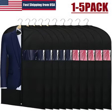 5Pcs Suit Travel Bag Garment Bag Long Dress F...