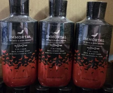 IMMORTAL 2025 LOF 3, SHOWER GEL FACE & BODY WASH BATH AND BODY WORKS HALLOWEEN 