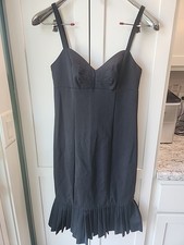 Express Design Studio Women's 0 Little Black Dress Straps Lined Romantic NWT