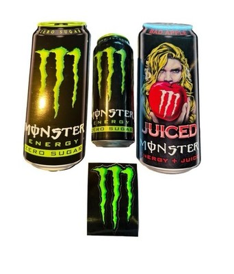 Monster Energy Zero Sugar 0,5l + 3 Sticker Edition