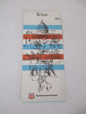 NOS Stamped Vintage 1976 Phillips 66 Texas Gas Station Travel Road Map-CBB