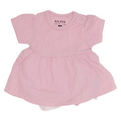 Blue Seven, Kleid, Größe: 56, Pink, Baumwolle, Gepunktet, Mädchen #YMn
