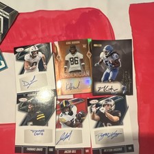 SAGE Autographed NCAA Football Phoenician Trading Cards Lot of 6