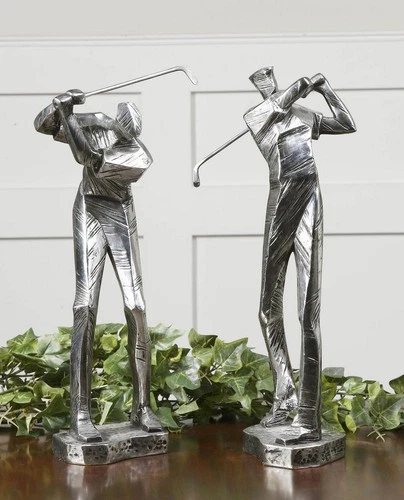Practice Shot - 16 inch Statue (Set of 2) - 6.75 inches wide by 3.38 inches deep - Picture 2 of 3