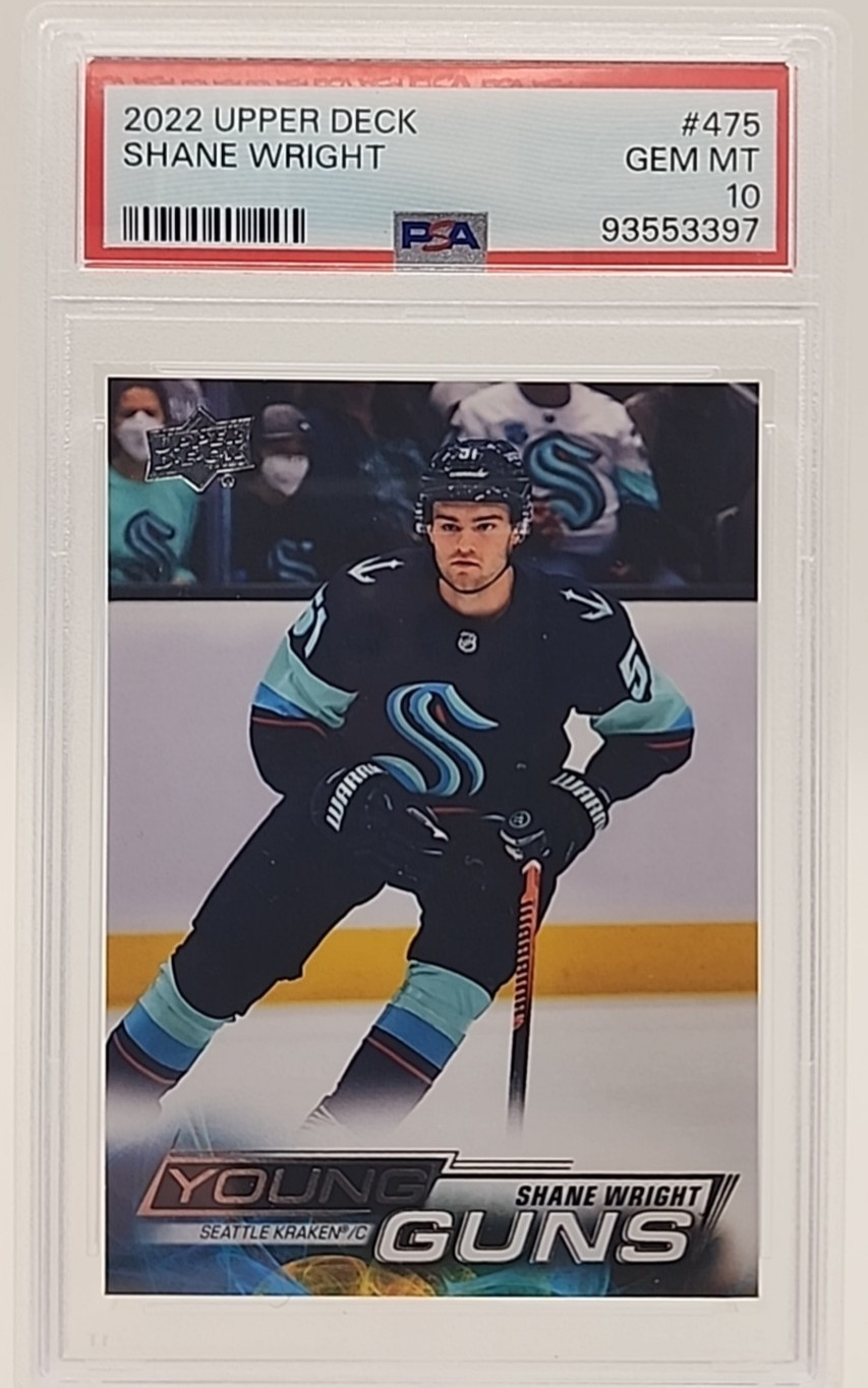 2022-23 Upper Deck #475 Shane Wright Young Guns RC - Graded PSA 10