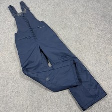 Arctix Overalls Insulated Front Zip Snow Bib Fits Youth's Size Small Royal Blue