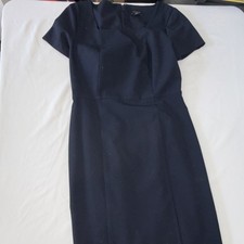 Ann Taylor Navy Blue Dress. Short Sleeve. Good Condition.