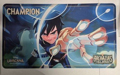 New Hiro Hamada Champion Play Mat Disney Lorcana playmat set store championship