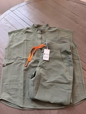 NEW FIGS Scrub Set S TOP Moss Rafaela Top Zamora Jogger Pants Medical MD M