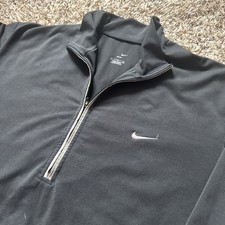 Nike Dri-FIT Pullover Large Quarter Zip Sweatshirt Athletic 1/4 Zip Reflective