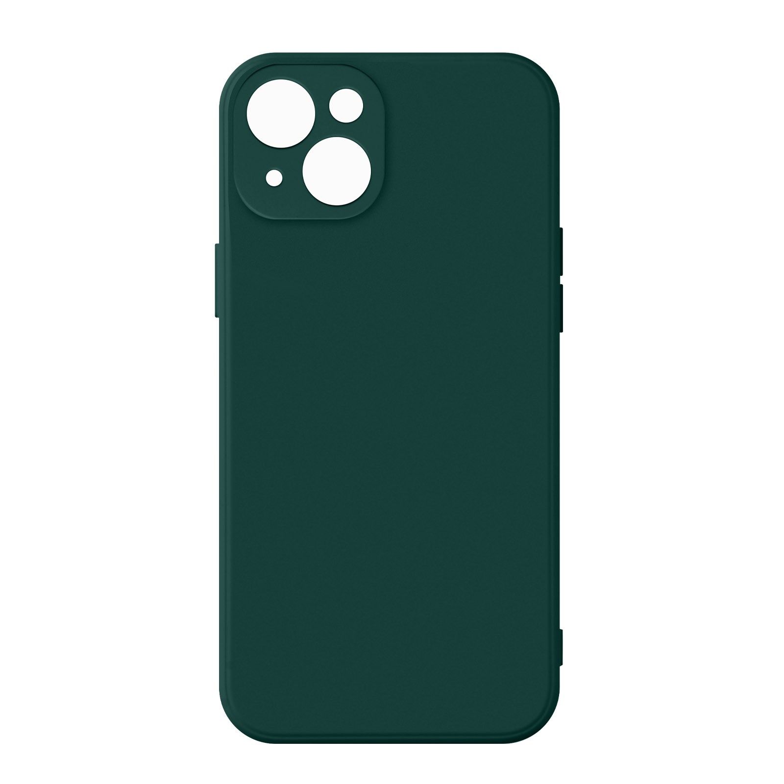 Coque silicone iPhone 13 antichoc et anti-dérapante vert émeraude