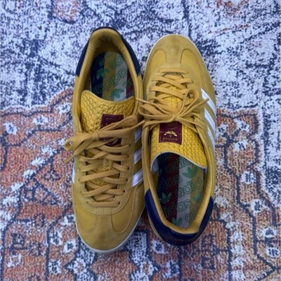 adidas Samba OG White Victory Red Indigo Leather Low Top Sneakers Men