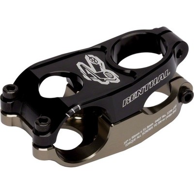 Duo Stem - 50mm - 31.8 Clamp +/-10 - 1 1/8'' - Aluminum - Black/Gold STM100-BKAG