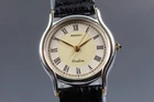 Vintage 1987 [N MINT] Seiko Exceline 1221-0160 Gold Roman Qz Ladies Watch JAPAN