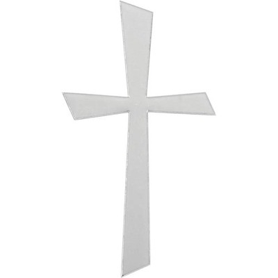 Wachskreuz 105x57mm silber