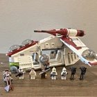 ALREADY BUILT!! Star Wars 2013 Republic Gunship 7676 Clone Wars Complete