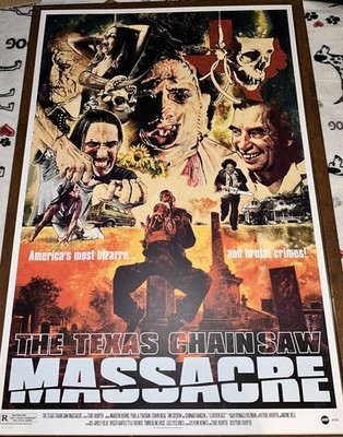 Texas Chainsaw Massacre Mondo Texas Frightmare Booth Exclusive Poster LE 20 -245