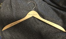 Vintage Marshall Steel Cleaners East Bay Oakland CA Wood Hanger Advertising