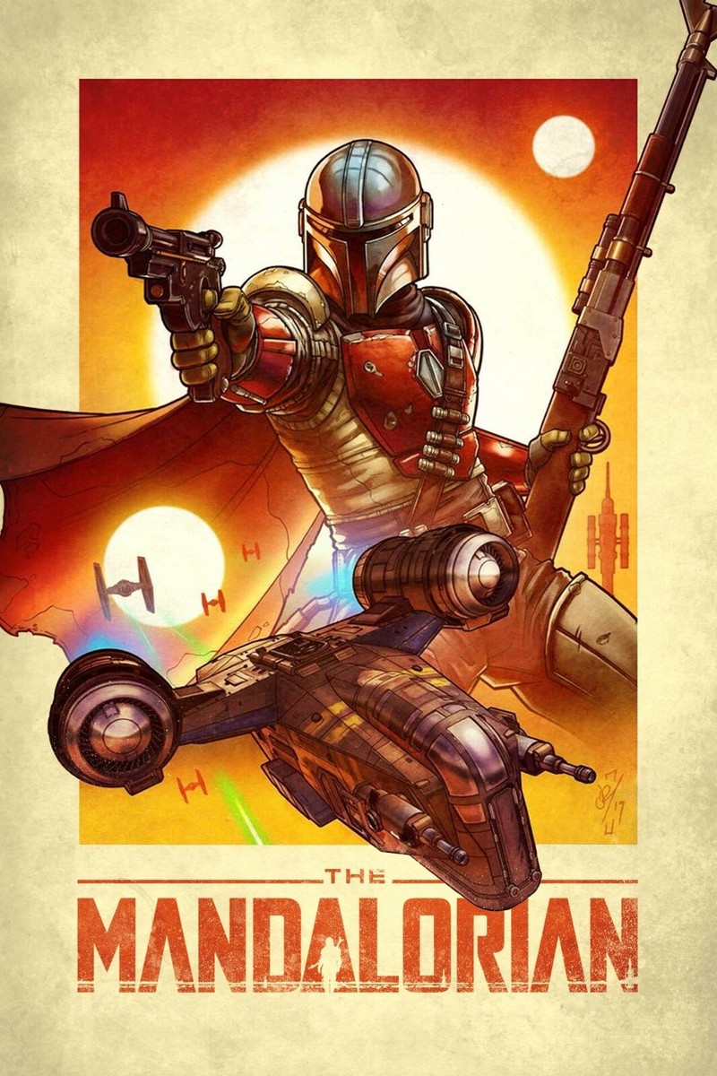 Star Wars The Mandalorian poster (i) - 11 x 17 inches - Star Wars