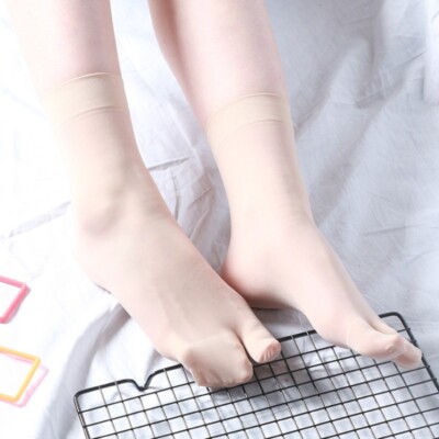 10 Pair Breathable Thin Silky Two Toes Split Socks Japanese Ninja Hosiery  Retro