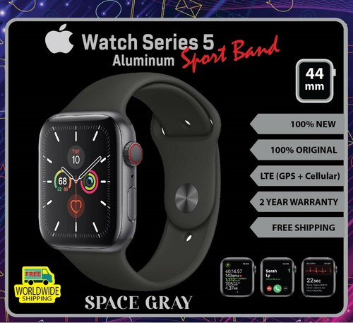 Buy NEW Apple Watch Series 5 -Aluminum GPS Cellular - 44mmUnlockedFREE  SHIPPING Online in Japan. 293617301998