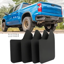 Mud Flaps Splash Guards Mudflaps Carbon Fiber For CHEVY SILVERADO 1500 2500 3500
