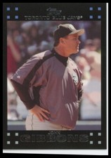 2007 Topps #252 John Gibbons Toronto Blue Jays