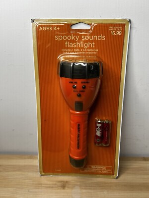 NEW 2009 Target Halloween Flashlight Scary Spooky W/ 3 Sound Effects