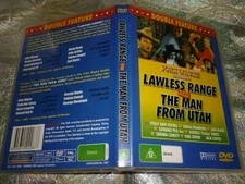 LAWLESS RANGE + THE MAN FROM UTAH / JOHN WAYNE (DVD, G) (159912 A)