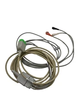 GE Carefusion REF 2017003-001 Multi-Link ECG Care Cable 3/5 Lead, AHA, 3.6m/12ft