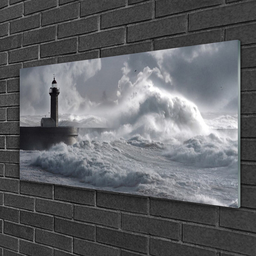 Tableau sur verre de nature marine 100x50 pour créer une ambiance de sérénité dans votre chambre
