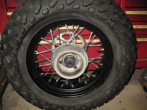 2009 TW200 REAR WHEEL 14 X 4.50 BLACK ANODIZED RIM YAMAHA TRAILWAY TW 200 - 第 1/17 張圖片