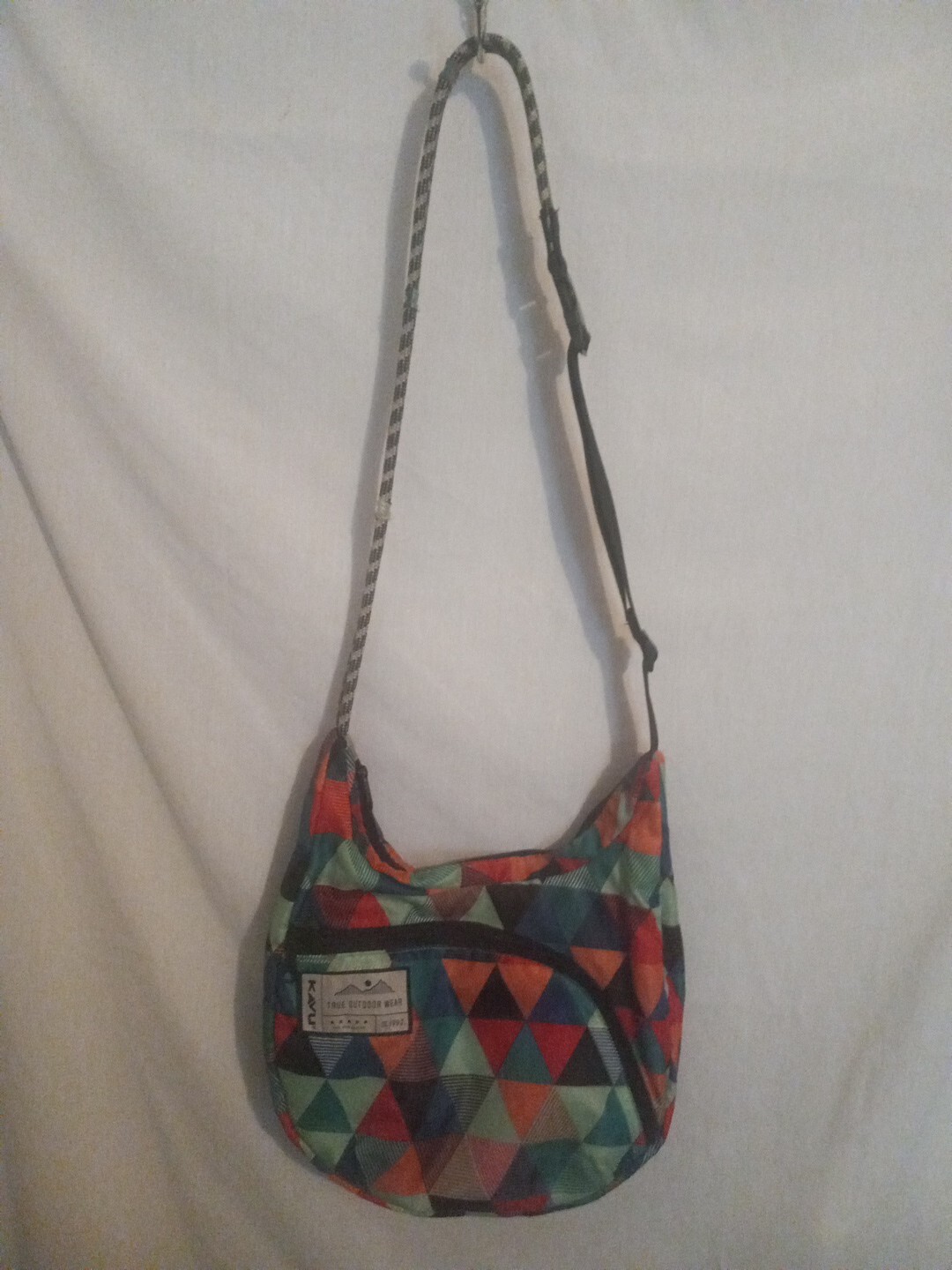 Kavu Rope Sling Crossbody Hobo Satchel Bag Multicolor… Gem