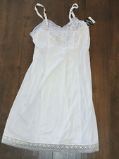 Vintage JC Penny Gaymode White Dress Slip Sz 38 NOS NWT NEW Clothing