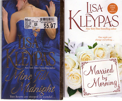 Complete Set Series Lot of 5 Hathaways Books by Lisa Kleypas Mine Till Midnight