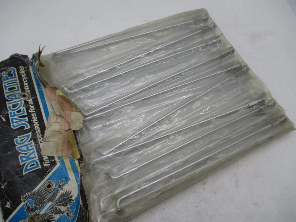 Harley Davidson Drag Specialties NOS Set of 19" FL FX Front Disc Spokes 380133 - Image 3 of 4