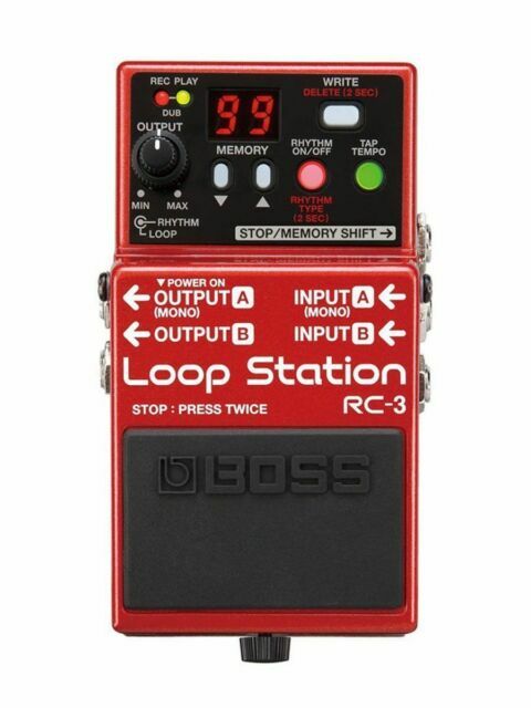 Boss Rc 3 73mm X 129mm X 59mm Looper Guitar Effect Pedal 1lbs For Sale Online Ebay