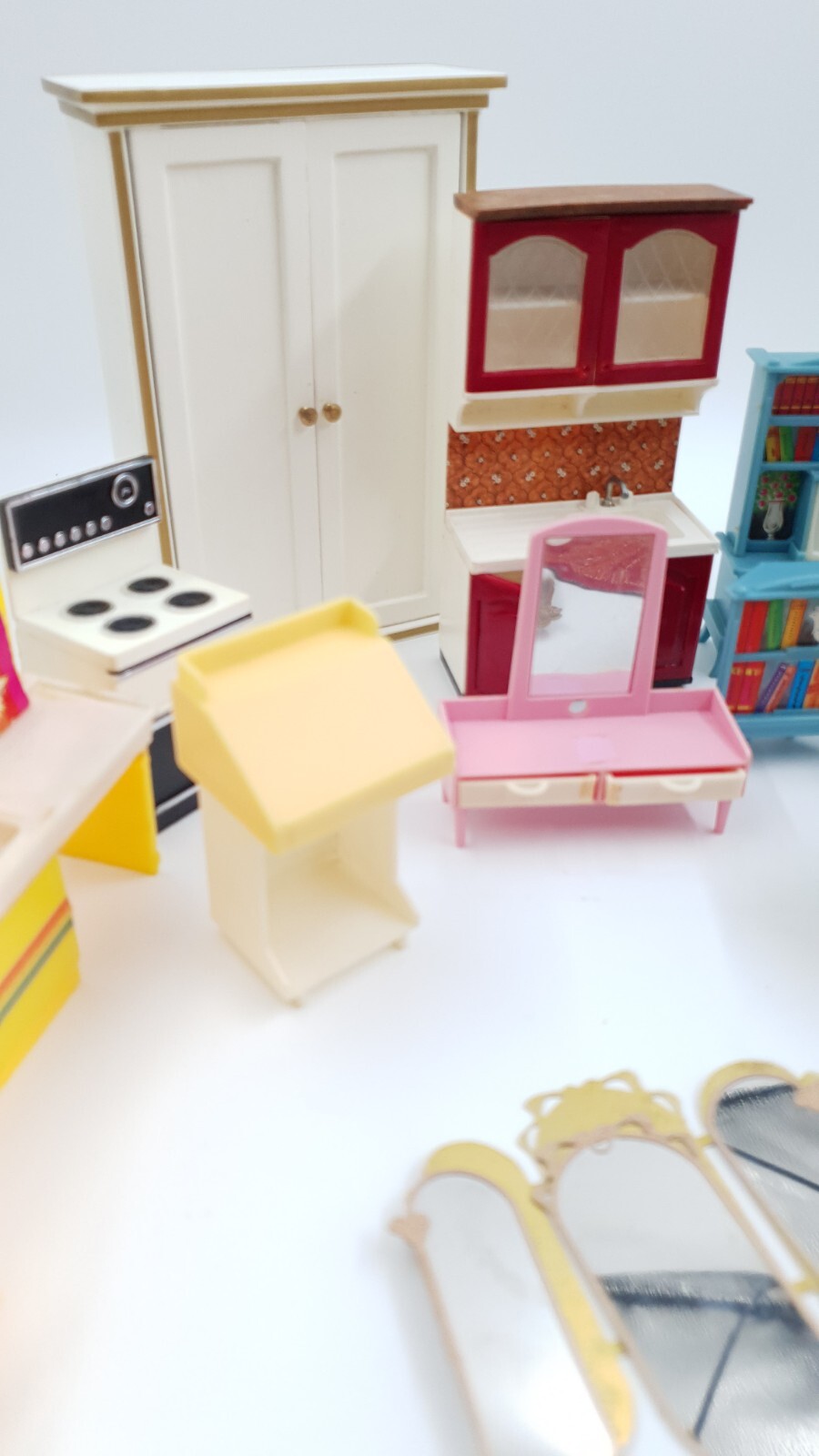 Vintage Plastic Dolls House Furniture Bundle Including Jean West