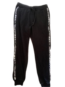 black hollister sweatpants