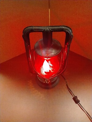 DIETZ 10 『monarch』Custom RED eye Vintage Dietz Monarch New York NY USA Lantern Fitzall Red Globe